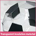 Transparent insulation material